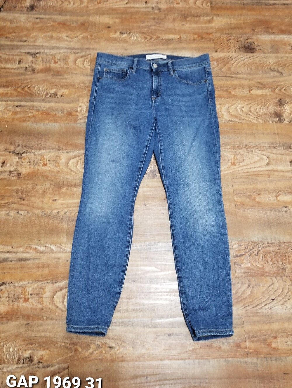 GAP 1969 Skinny Jeans 31 Blue Wash